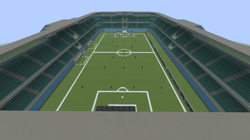 Sky Arena stadioni — Minecraft xarita, rasm 2