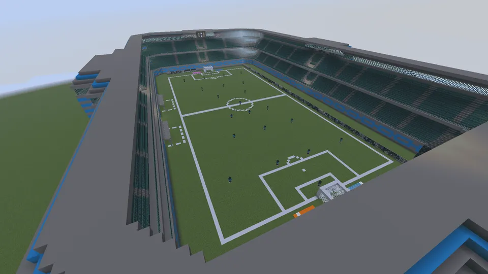 Sky Arena stadioni — Minecraft xarita, rasm 3