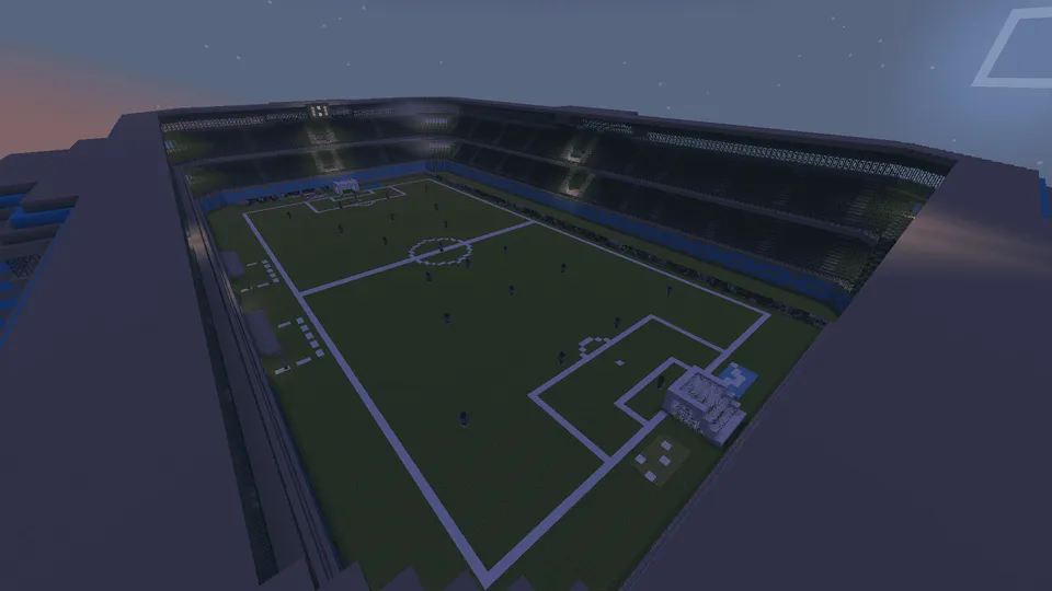Sky Arena stadioni — Minecraft xarita, rasm 4