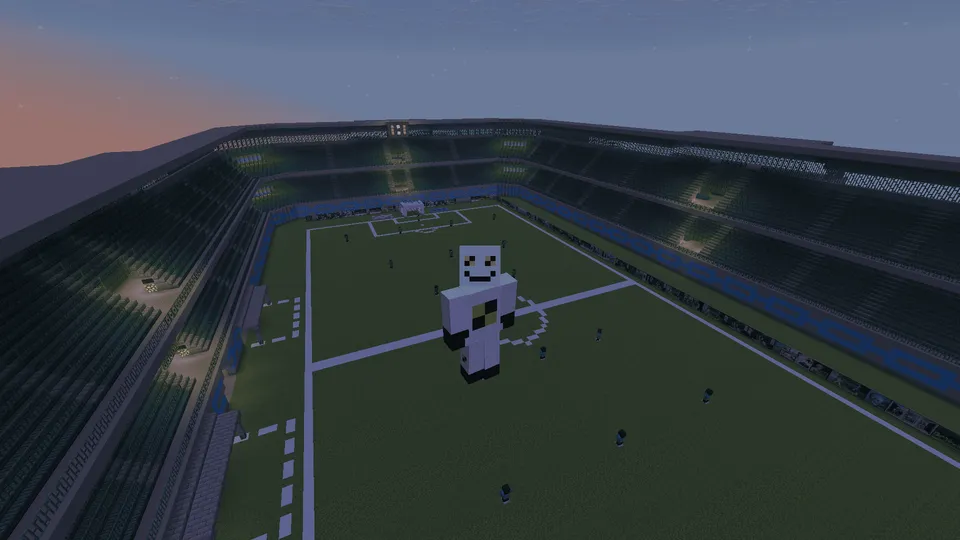 Sky Arena stadioni — Minecraft xarita, rasm 5