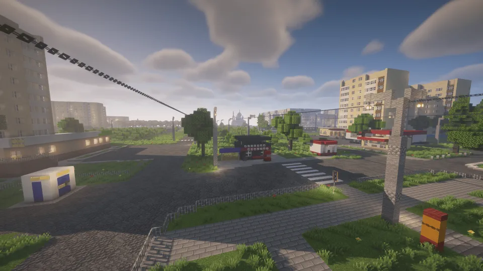 Balashov 1 ga 1 | Rus shahri — Minecraft xarita, rasm 6