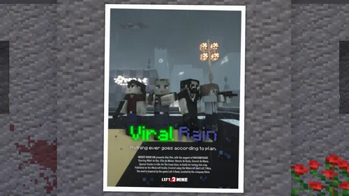 Viral Rain - Left 2 Mine — Minecraft xarita, rasm 1