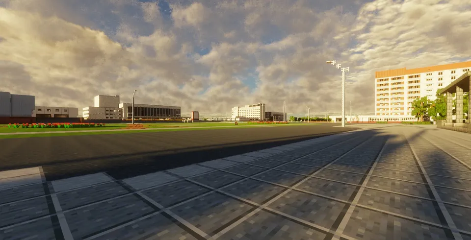Avariyagacha bo'lgan Pripyat (Remeyk) — Minecraft xarita, rasm 2
