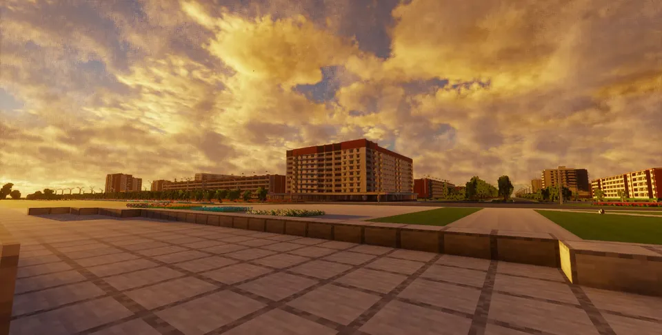 Avariyagacha bo'lgan Pripyat (Remeyk) — Minecraft xarita, rasm 3