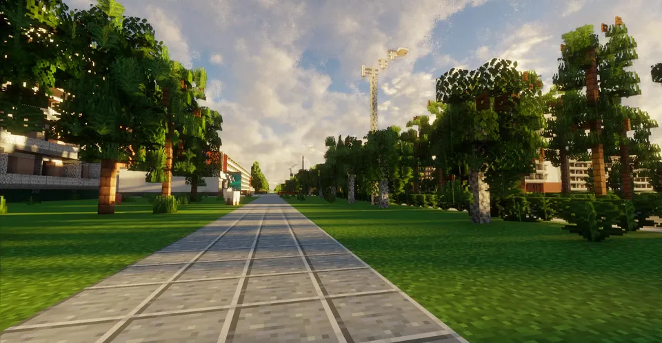 Avariyagacha bo'lgan Pripyat (Remeyk) — Minecraft xarita, rasm 4
