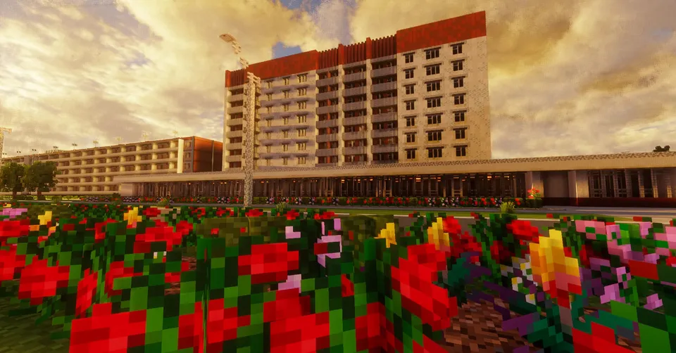 Avariyagacha bo'lgan Pripyat (Remeyk) — Minecraft xarita, rasm 5