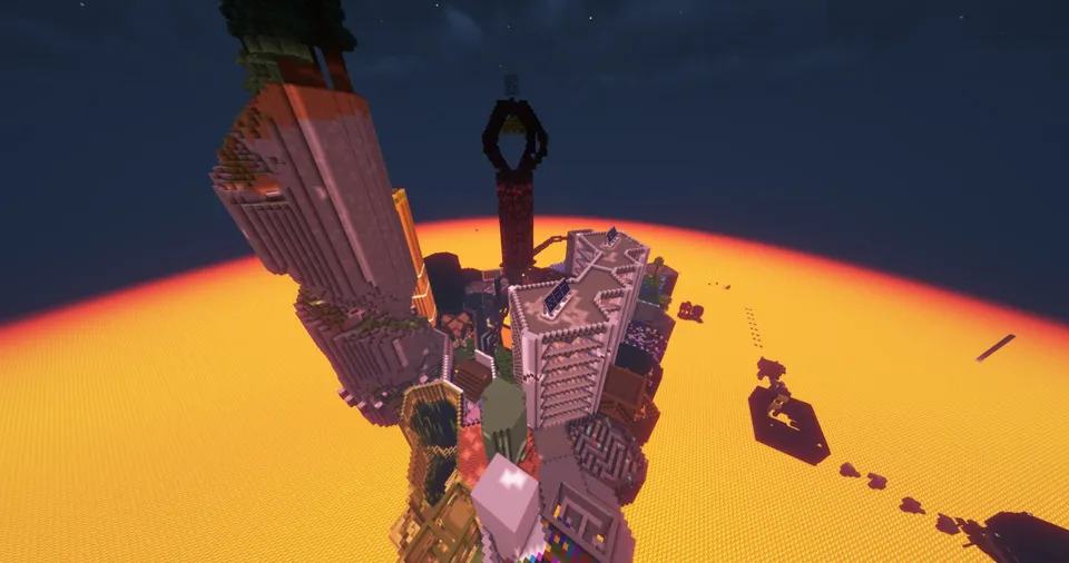 Hexagon Subs Spiral — Minecraft xarita, rasm 6
