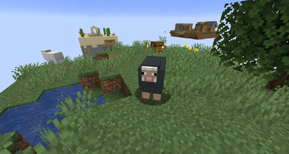 Telba skyblock — Minecraft xarita, rasm 3