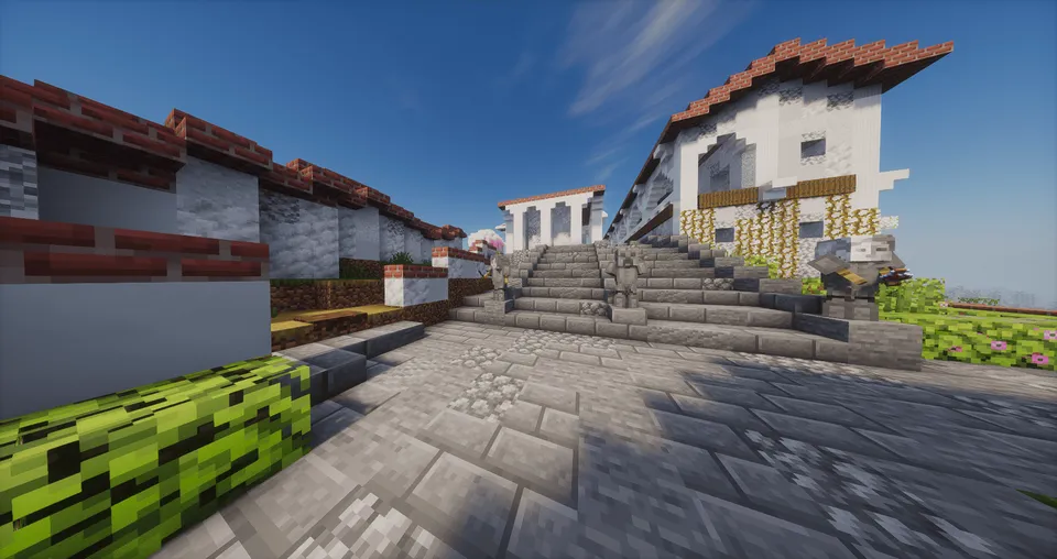Greko-rim uslubidagi Ophynae shahri — Minecraft xarita, rasm 2