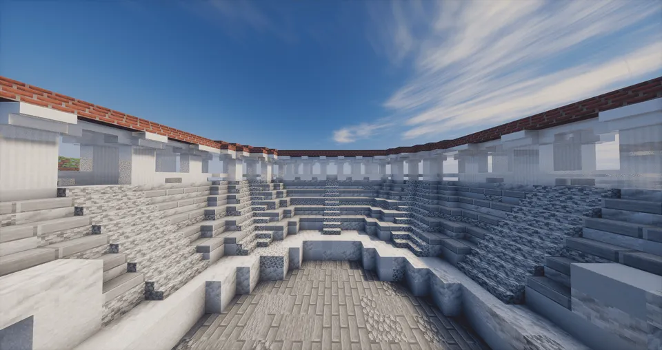 Greko-rim uslubidagi Ophynae shahri — Minecraft xarita, rasm 3