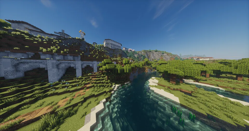 Greko-rim uslubidagi Ophynae shahri — Minecraft xarita, rasm 7