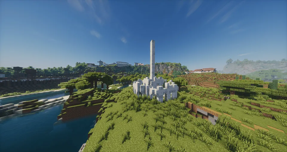 Greko-rim uslubidagi Ophynae shahri — Minecraft xarita, rasm 8