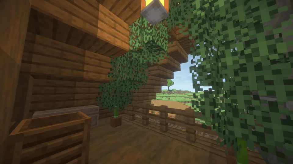 Bix_Zzzz dan omon qolish uchun kichik uy — Minecraft xarita, rasm 5