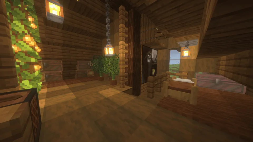 Bix_Zzzz dan omon qolish uchun kichik uy — Minecraft xarita, rasm 6