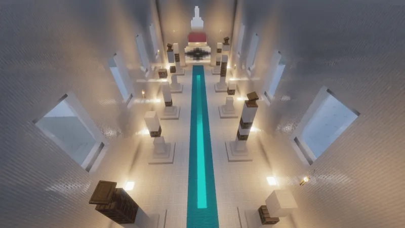 Osmon oroli - parkur xaritasi — Minecraft xarita, rasm 2