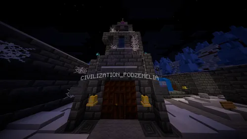 Civilisation_in_podzemelie — Minecraft xarita, rasm 1