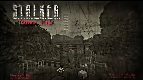 STALKER: Zona sayyohi - Minecraft Map — Minecraft xarita, rasm 1