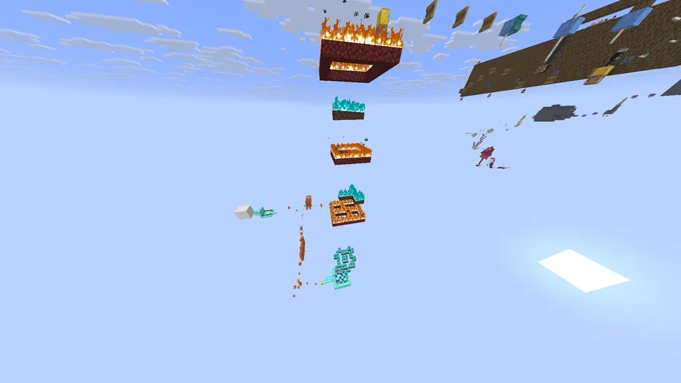 Kombo Parkur — Minecraft xarita, rasm 3