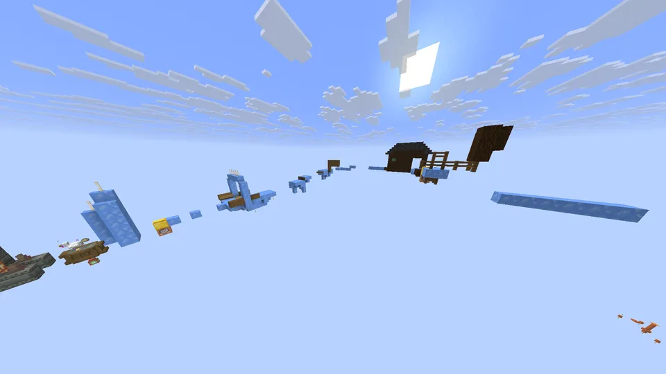 Kombo Parkur — Minecraft xarita, rasm 4