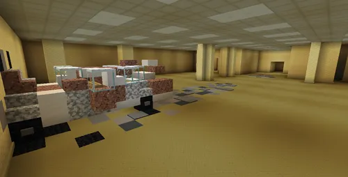 The Backrooms Found Footage #2 Map — Minecraft xarita, rasm 1