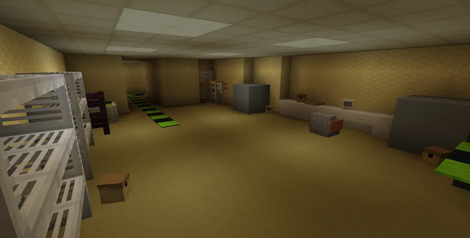 The Backrooms Found Footage #2 Map — Minecraft xarita, rasm 8
