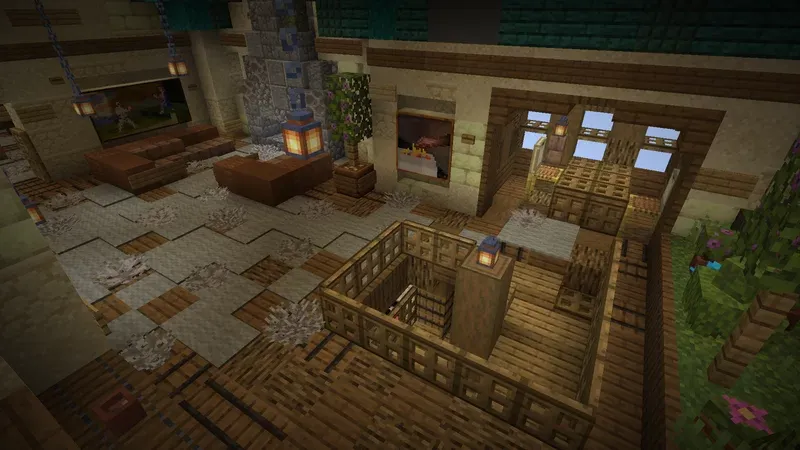 Savdo uyi (To'liq interyer) — Minecraft xarita, rasm 2