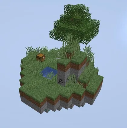 SkyBlock unoffical update by FraxBW — Minecraft xarita, rasm 1