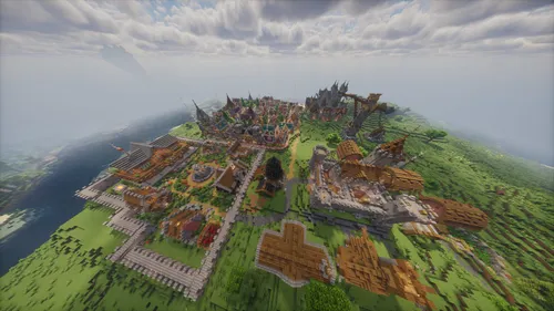Medieval village — Minecraft xarita, rasm 1