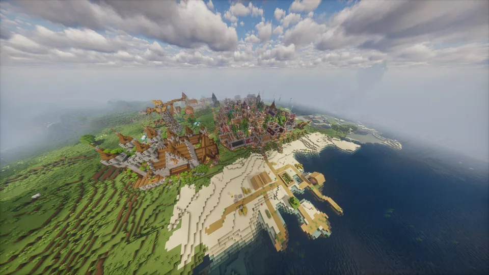 Medieval village — Minecraft xarita, rasm 3