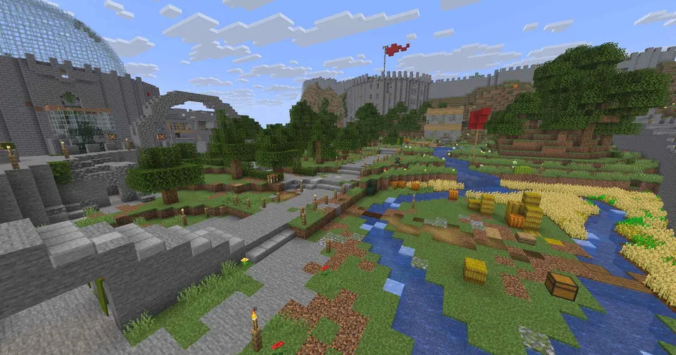 Gulzor o'zidagi Setandor — Minecraft xarita, rasm 3
