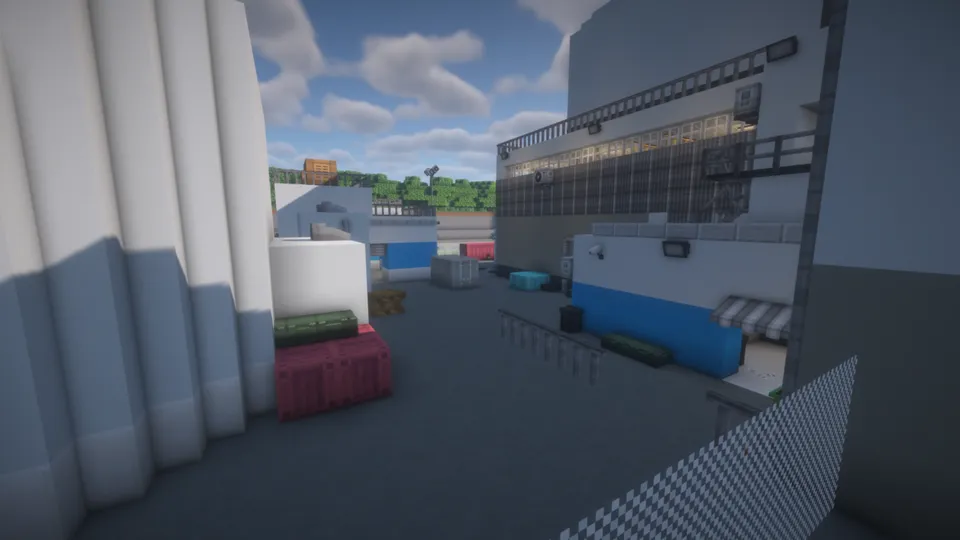 Counter-Strike 2 dan Nuke — Minecraft xarita, rasm 2