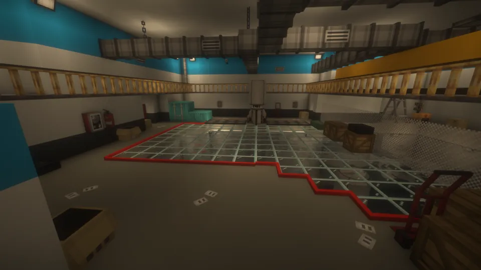 Counter-Strike 2 dan Nuke — Minecraft xarita, rasm 3