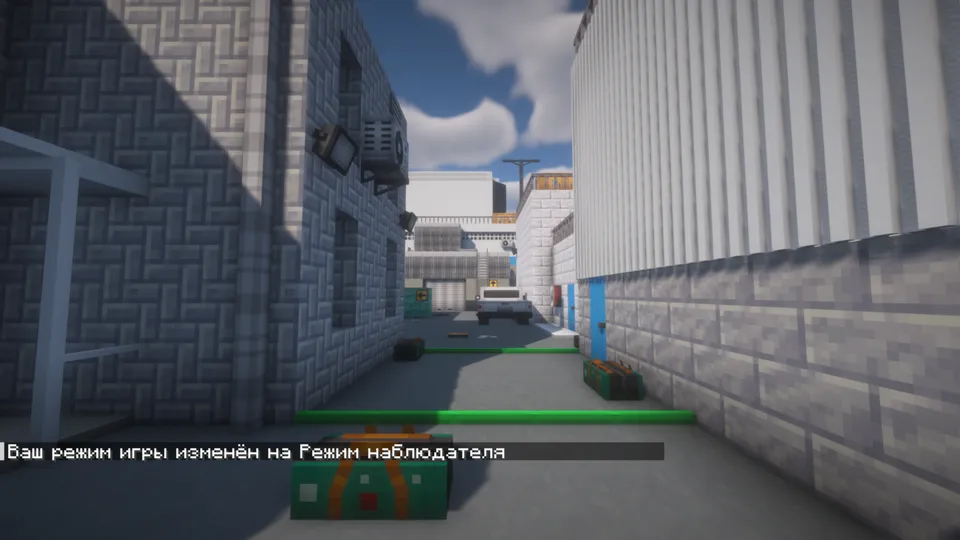 Counter-Strike 2 dan Nuke — Minecraft xarita, rasm 5