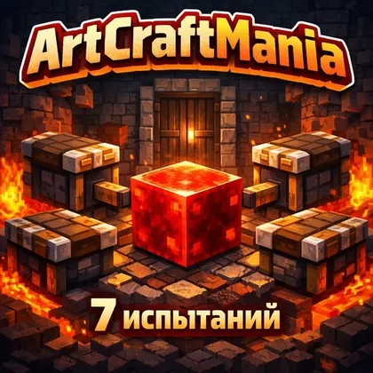 ArtCraftMania sinovi — Minecraft xarita, rasm 1
