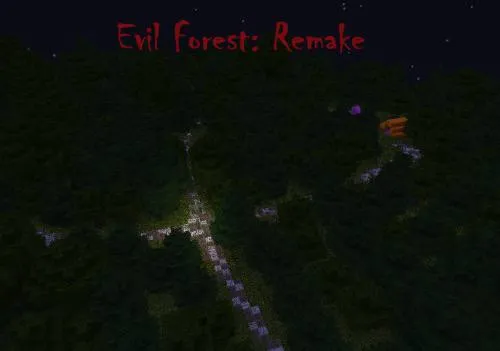 Evil Forest: Remake — Minecraft xarita, rasm 1