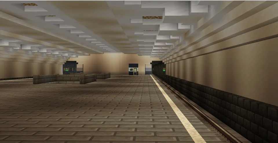 McMetrostroy — Minecraft xarita, rasm 2