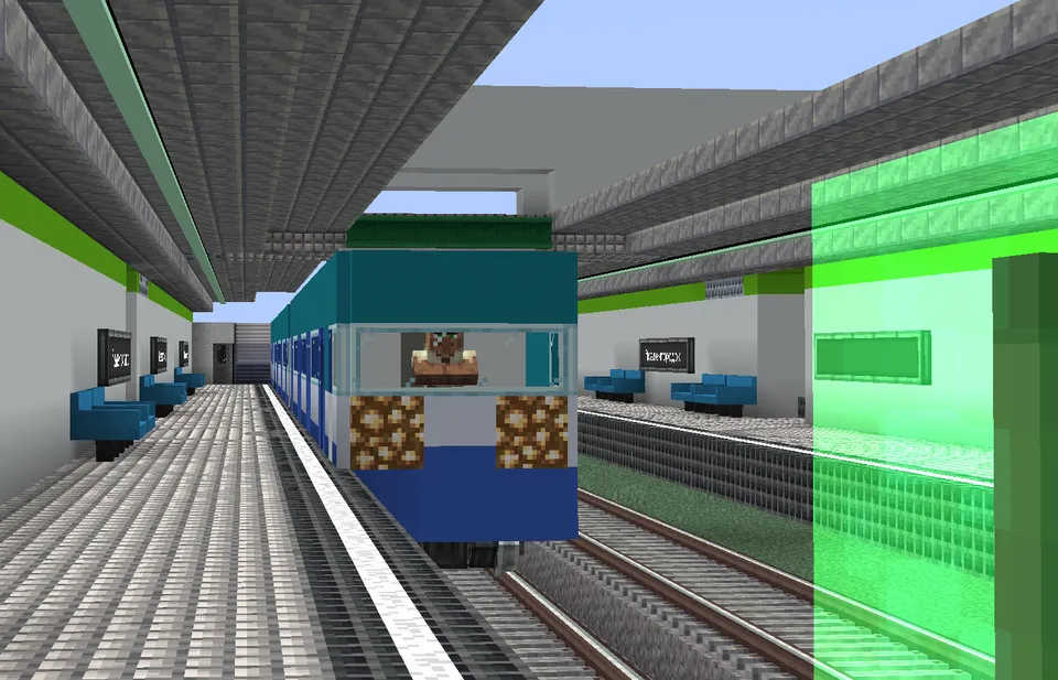 McMetrostroy — Minecraft xarita, rasm 5