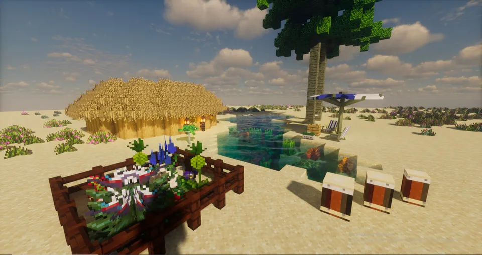 Sand Land — Minecraft xarita, rasm 2