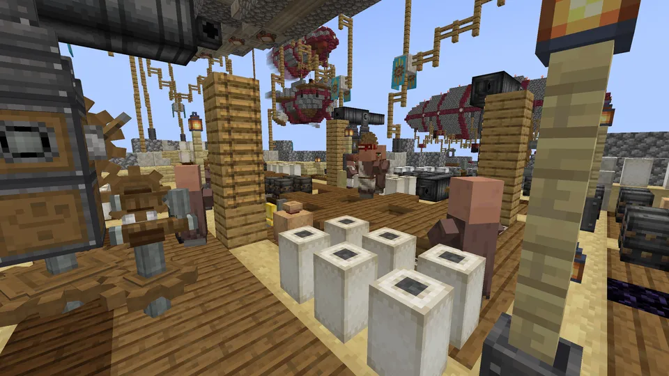 Havo jangi — Minecraft xarita, rasm 2