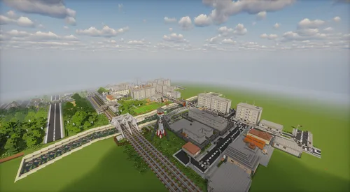 Zauralsk shahri — Minecraft xarita, rasm 1