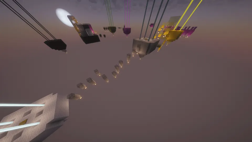 Rainbow Parkour: Remake — Minecraft xarita, rasm 5
