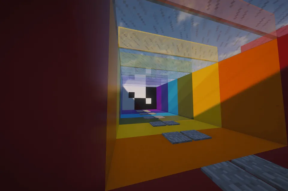 Parkur "Ranglar" — Minecraft xarita, rasm 2