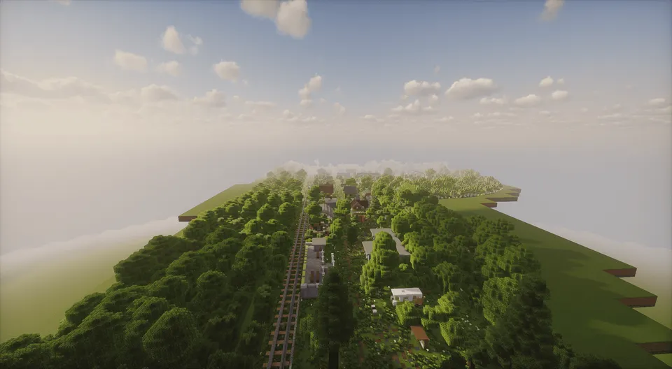 Jeleznodorojniy posyolkasi — Minecraft xarita, rasm 3