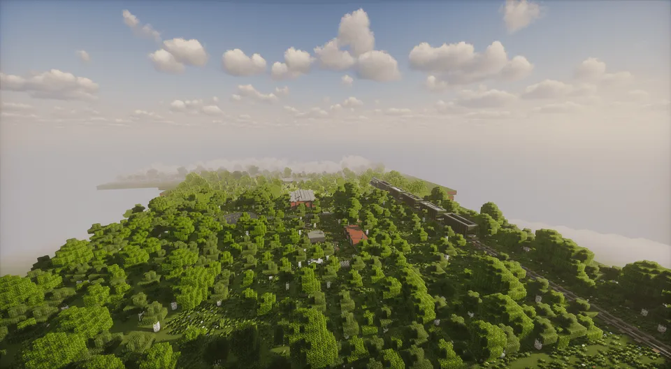 Jeleznodorojniy posyolkasi — Minecraft xarita, rasm 4