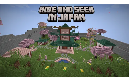 Japoniyada yashirinmachoq — Minecraft xarita, rasm 1