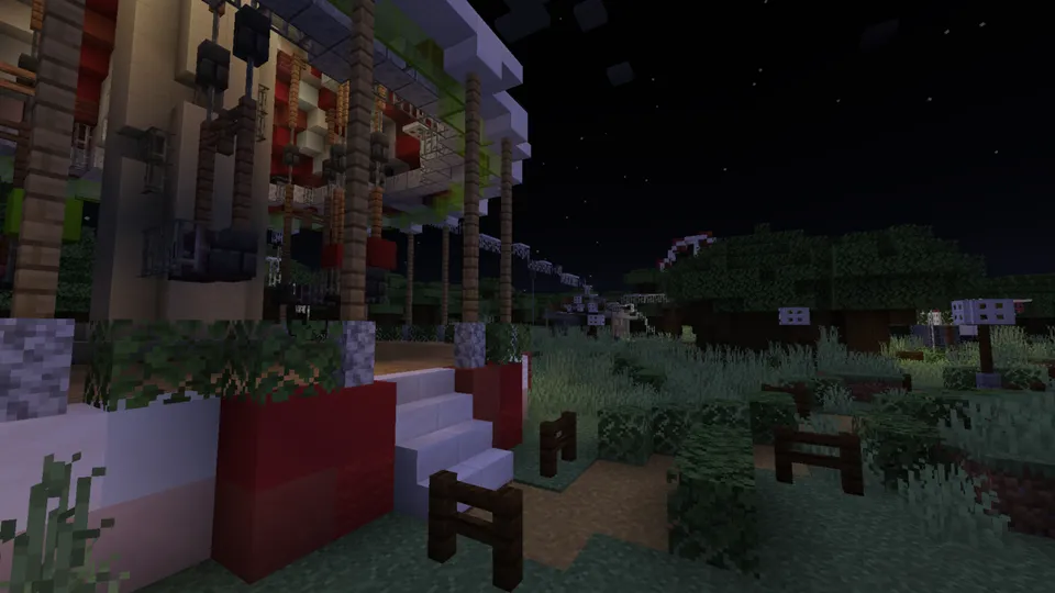 Kirish. Omon qolish. O'chirish. — Minecraft xarita, rasm 2