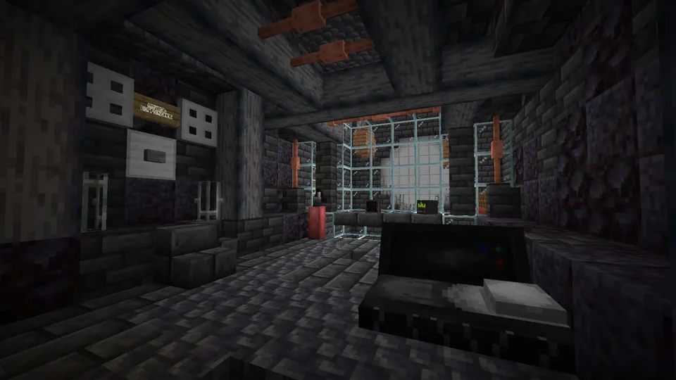 Kirish. Omon qolish. O'chirish. — Minecraft xarita, rasm 3