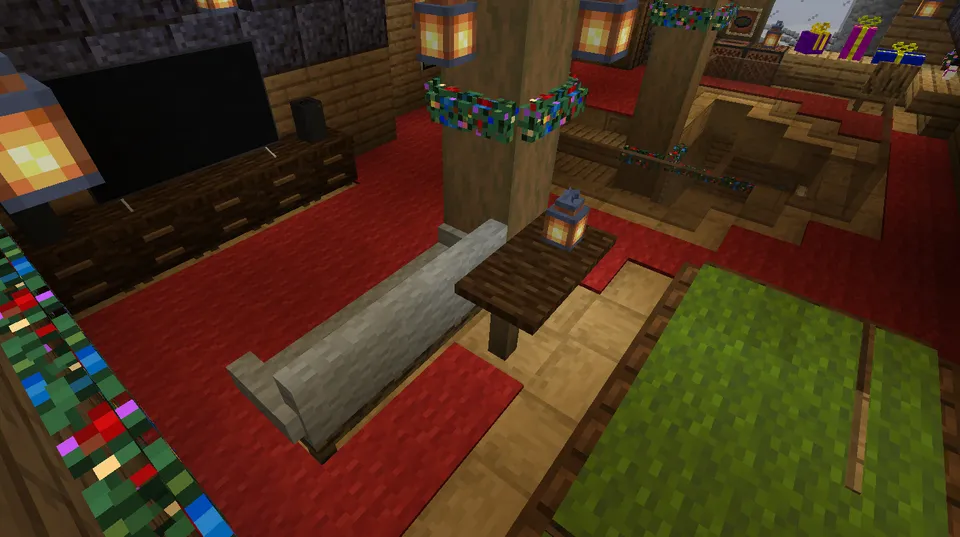 Yangi yil kulbasi — Minecraft xarita, rasm 2