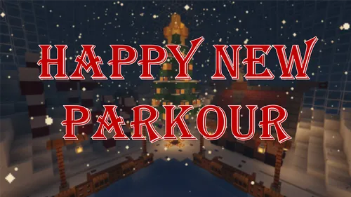 Happy New Parkour — Minecraft xarita, rasm 1