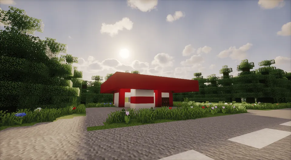 Rus qishlog'i Uteshe — Minecraft xarita, rasm 3